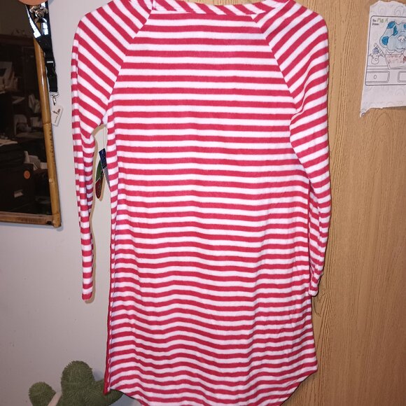 NEW Elf The Movie Will Farrell Santa Holiday Christmas Fleece Raglan Nightgown - Picture 6 of 9